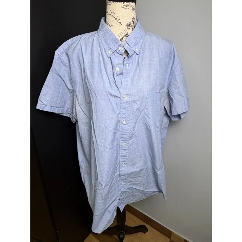J.Crew men cotton short sleeve shirt Size XL